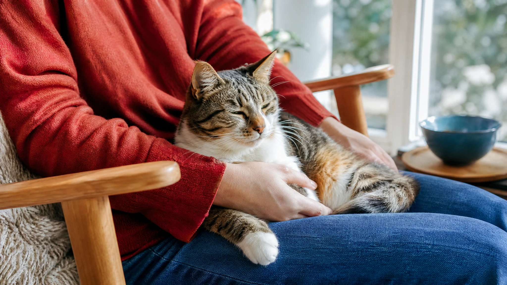 A calm, welcoming mental-health provider's home office